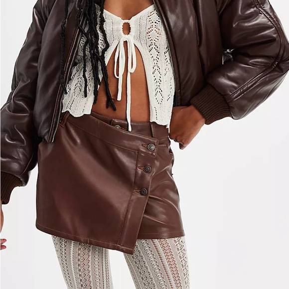 Free People -We The Free Wynne Vegan Skirt - Picture 2 of 11